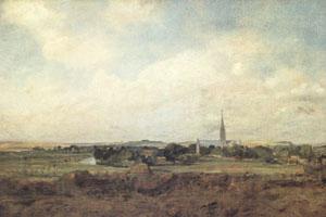 John Constable View of Salisbury (mk05) Spain oil painting art